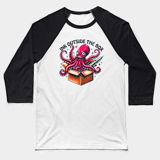 Surprise Octopus Baseball T-Shirt